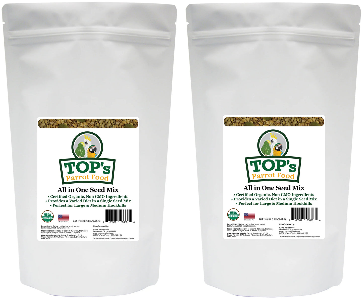 Top's All in One Seed Two-Pack (includes shipping)