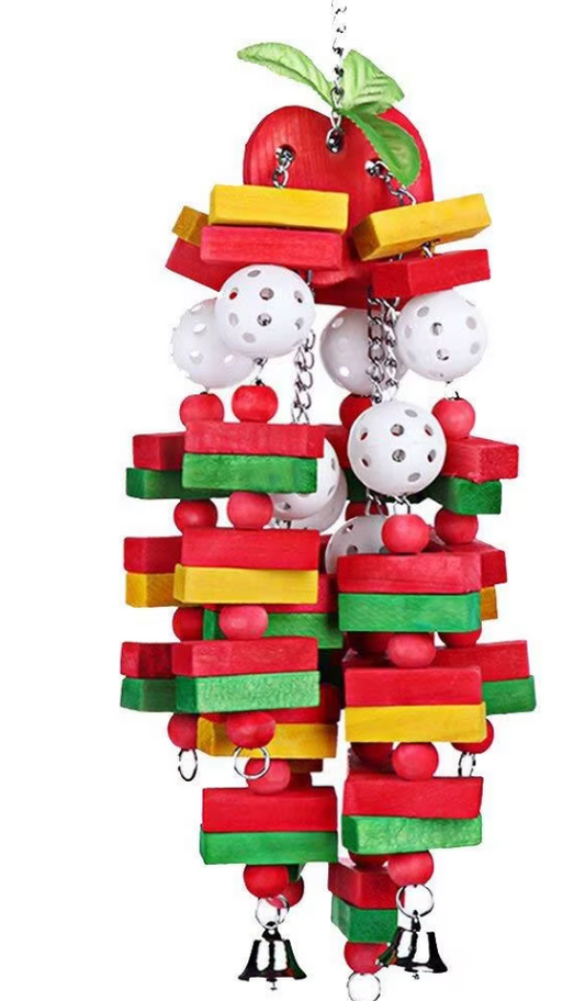 Apple Bird Toy