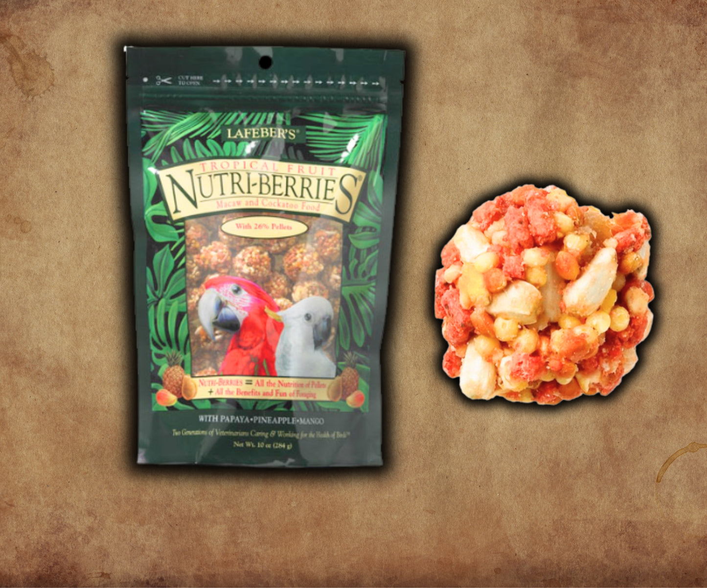 Lafeber Tropical Fruit Nutri-Berries Macaw Food