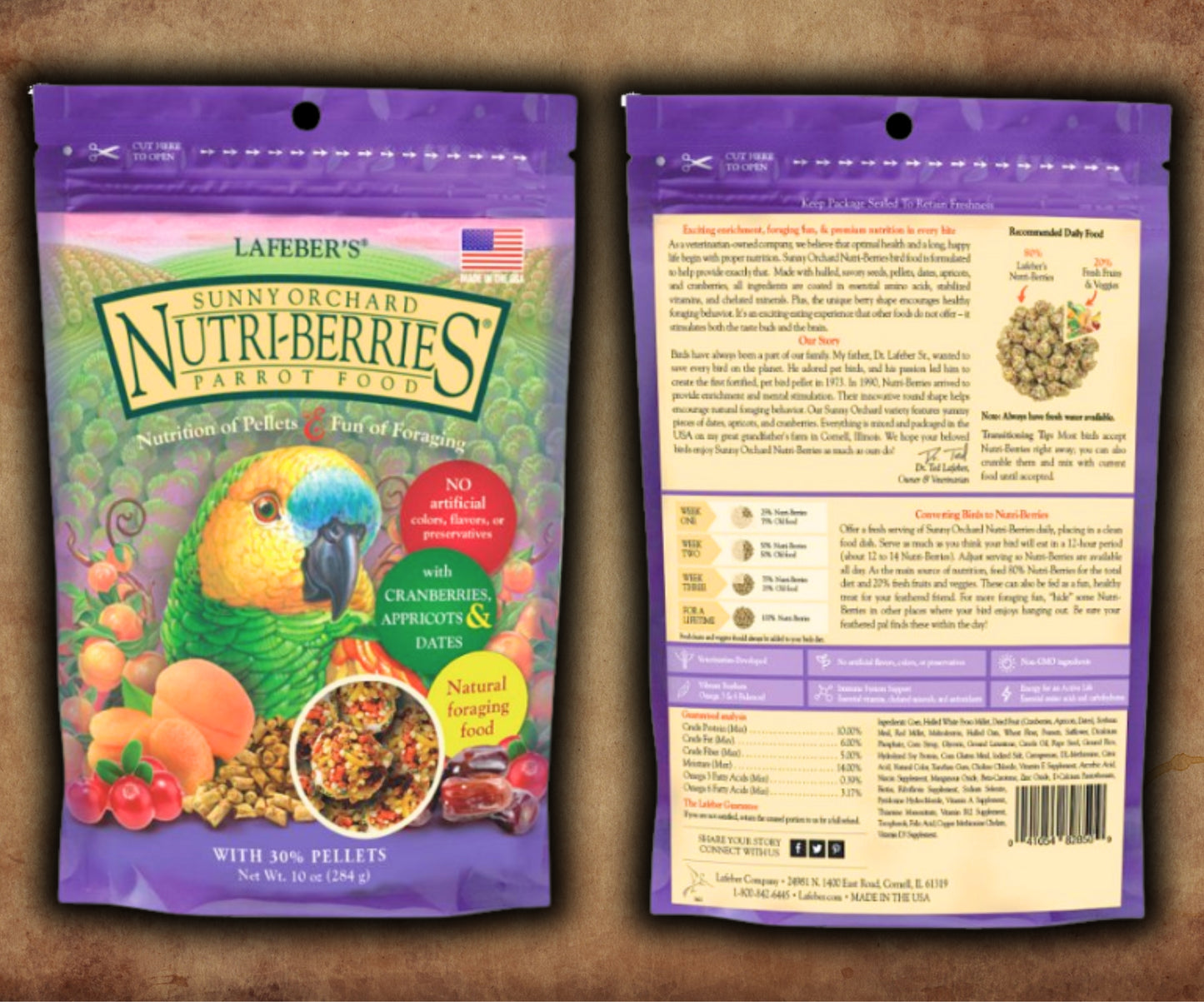 Lafeber Sunny Orchard Nutri-Berries Parrot Food