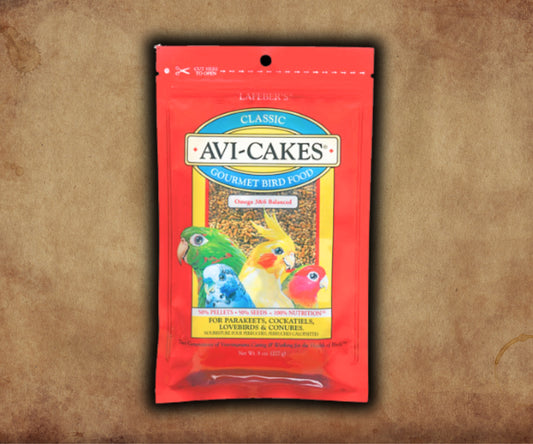 Lafeber Avi-Cakes Parakeet, Cockatiels, Lovebird and Conure 8 Oz