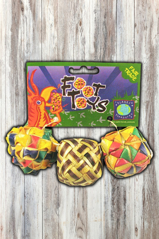 Planet Pleasures Woven Square Foot Toy