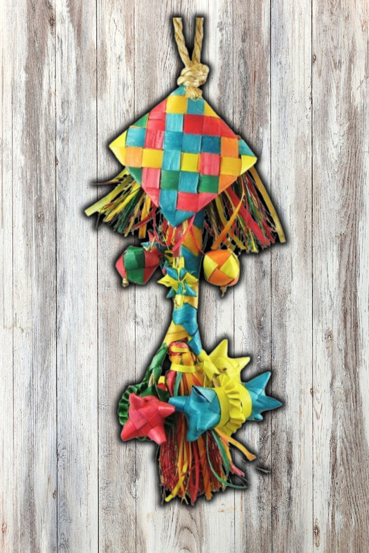 Planet Pleasures One Layer Rattle Bird Toy