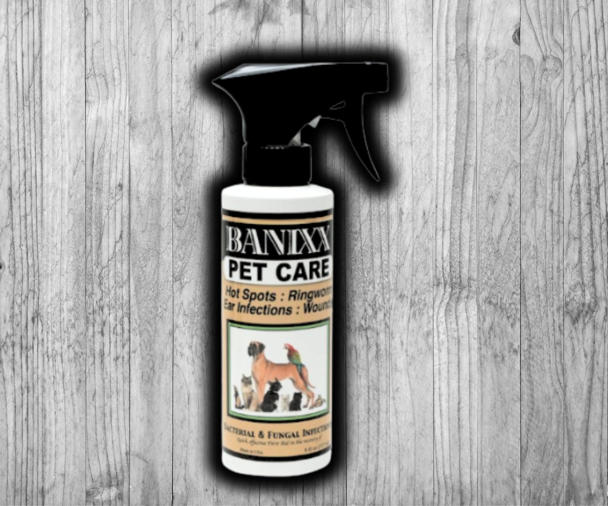 Banixx Pet Care+ Wound Care & Anti-Itch Spray bottle for pets 8 oz