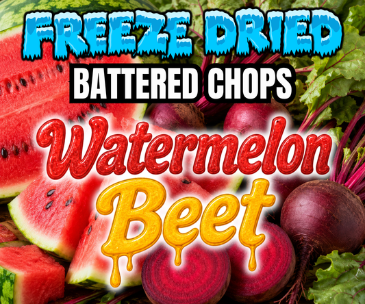 Burst of Flavor Freeze Dried Chop - Watermelon Beet Battered