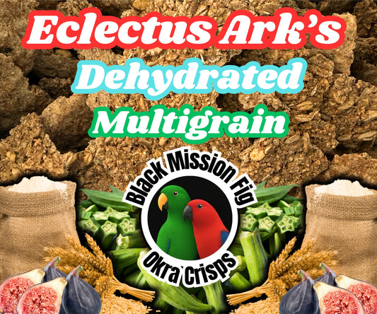 Dehydrated Black Mission Fig & Okra Multigrain Crisps