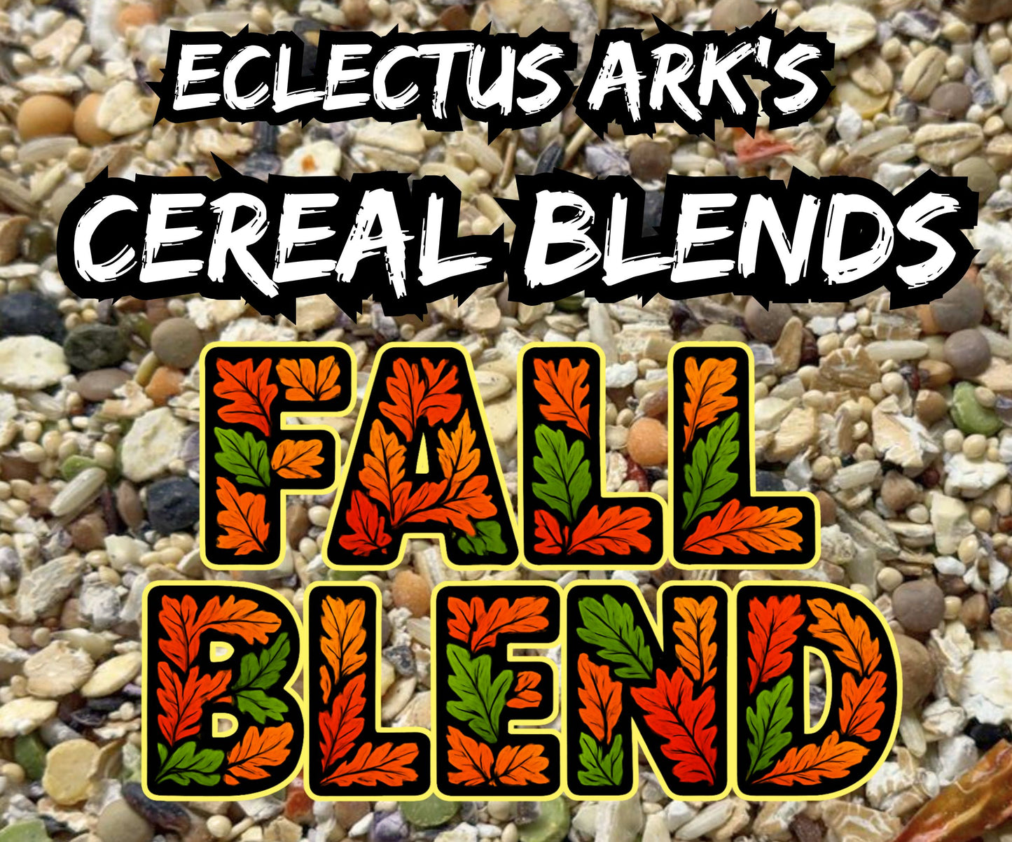 Parrot Cereal Blend Fall Mix – all-natural soak and cook parrot food with grains, nuts, and vegetables