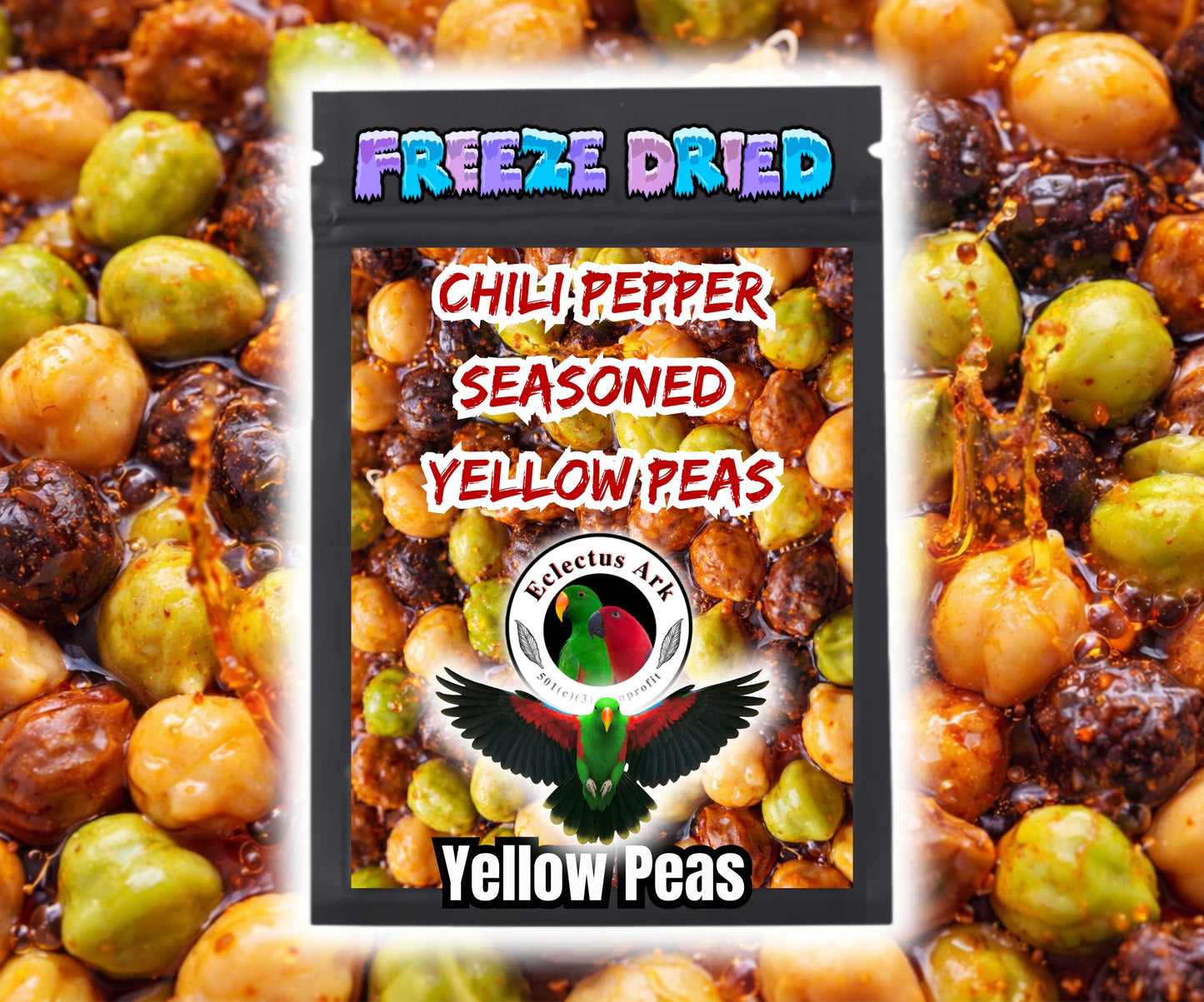 Freeze Dried Seasoned Peas - Pick Your Flavor(s)