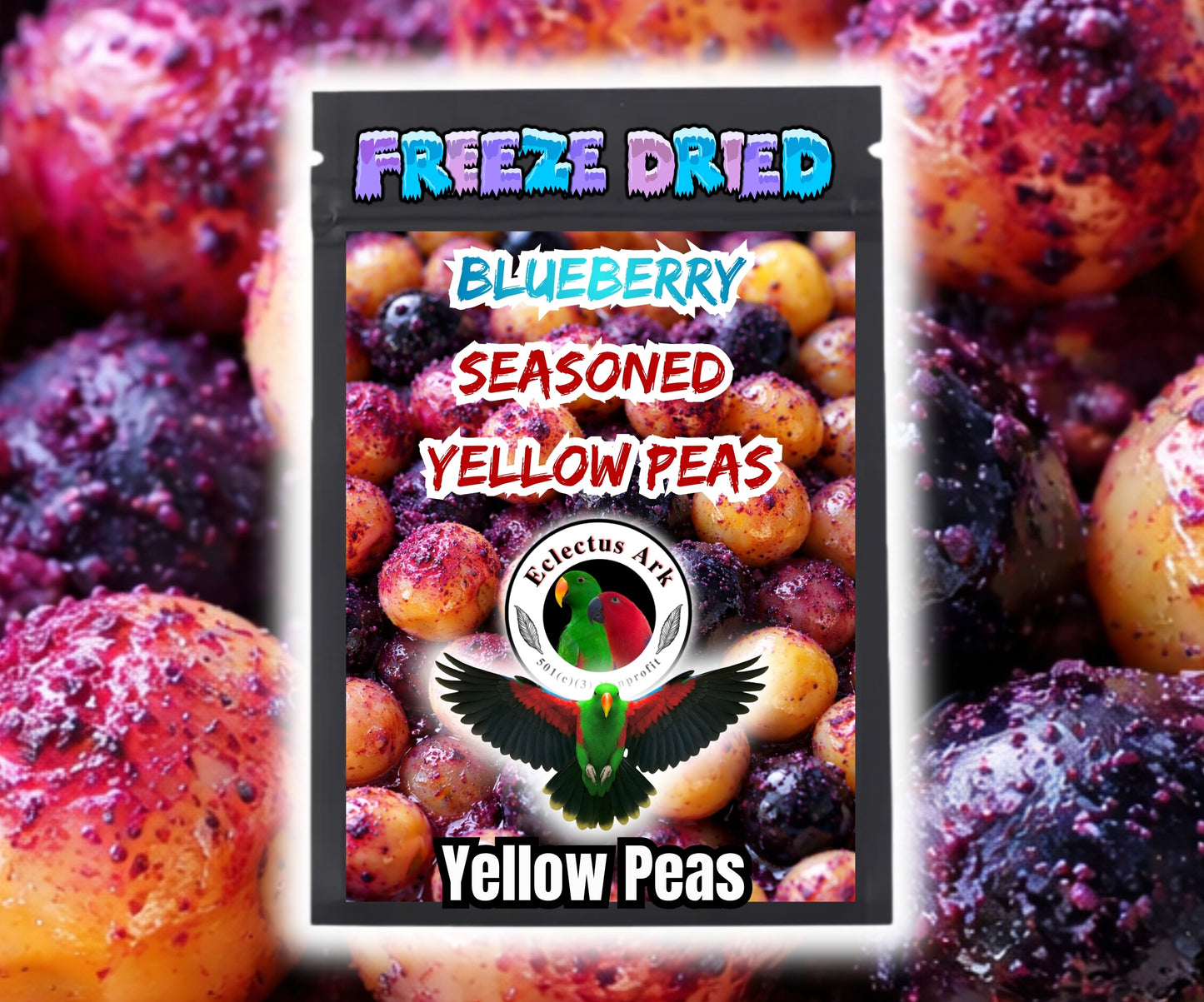 Freeze Dried Seasoned Peas - Pick Your Flavor(s)