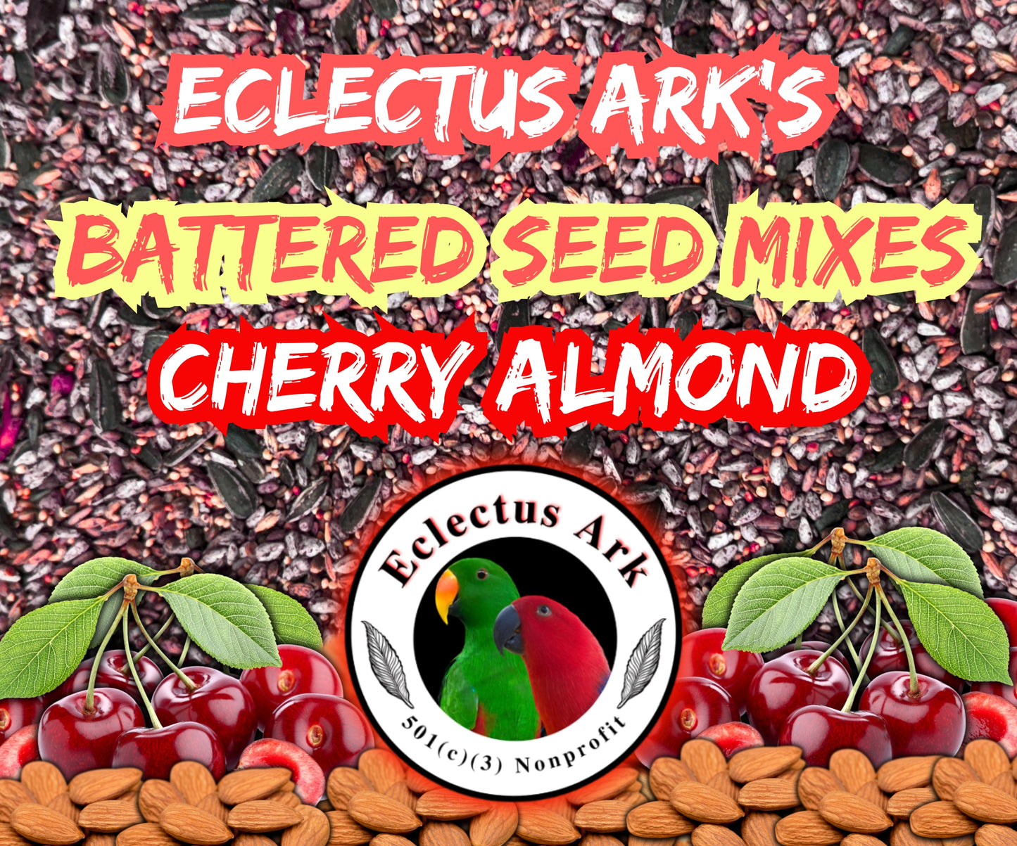 Dehydrated Cherry Almond Battered Seed Mix