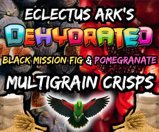 Dehydrated Black Mission Fig & Pomegranate Multigrain Crisps