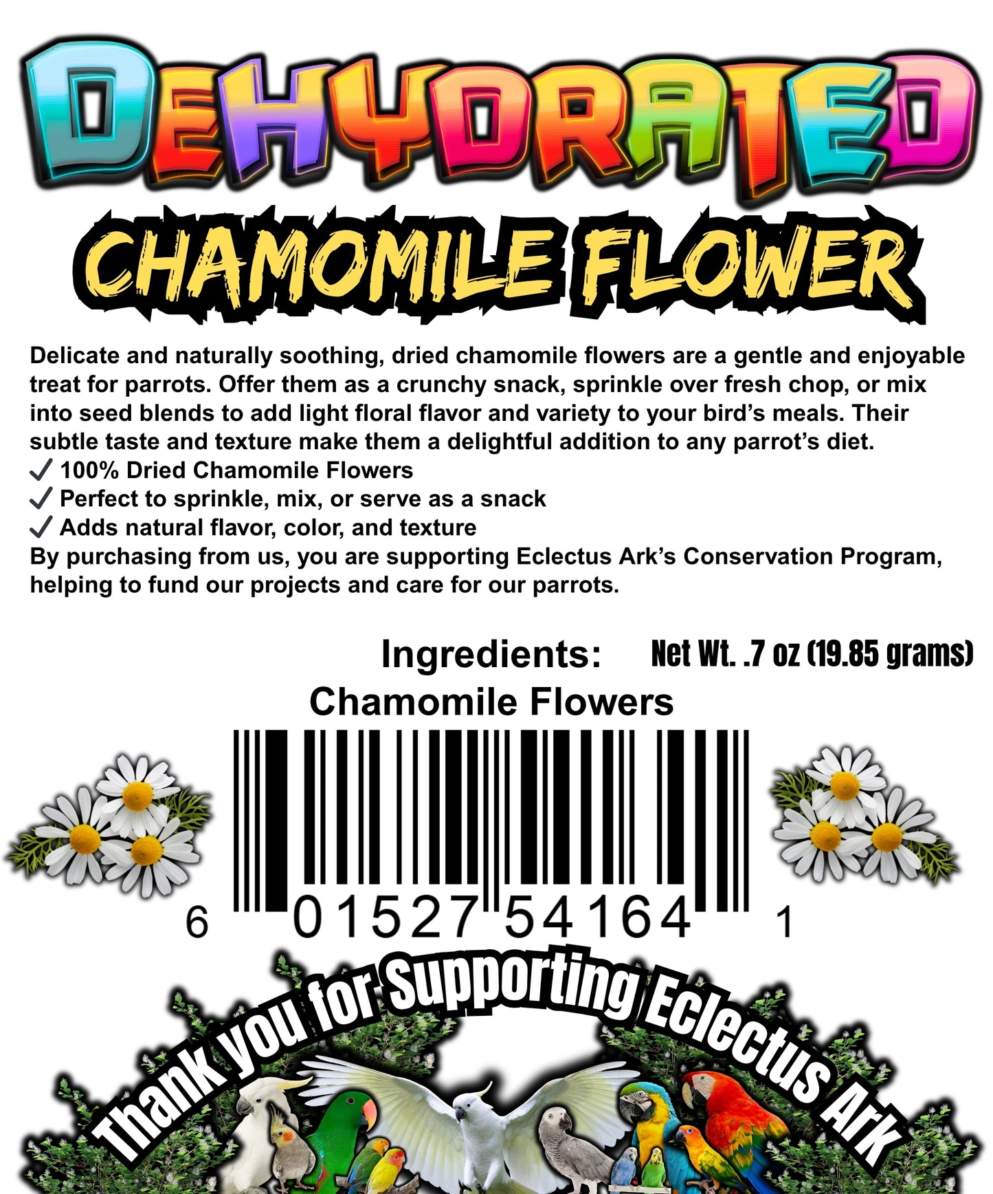 Dehydrated Chamomile Flowers