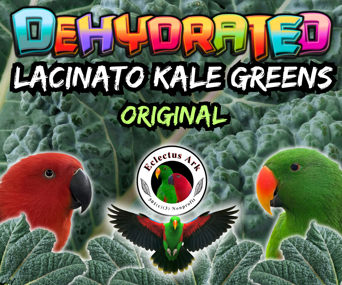Dehdrated Lacinato Kale Greens - Choose Your Flavor
