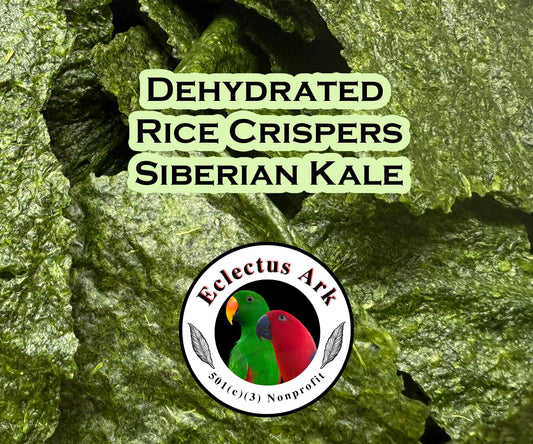 Picture of package label for Dehydrated Rice Crispers - Siberian Kale Flavor
