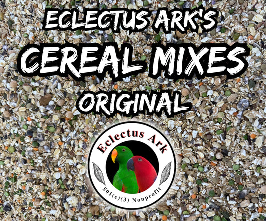 Parrot Cereal Blend Original – all-natural soak and cook parrot mix with grains, legumes, nuts, and seeds