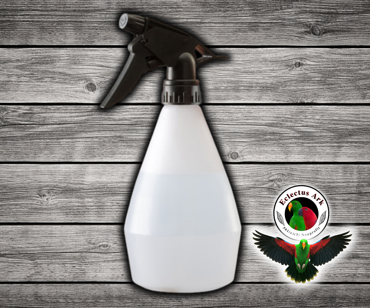 Exo Terra Mini Mister 16.7 Oz sprayer with adjustable nozzle for single stream or full mist spraying and locking mechanism for continuous terrarium misting.