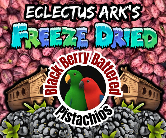 Freeze Dried Pistachios - Blackberry Battered Pistachios