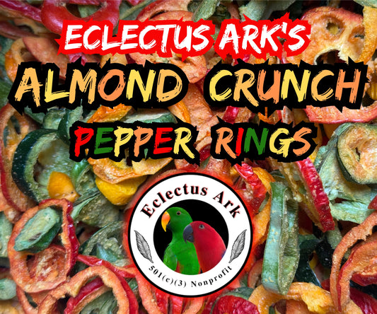 Freeze Dried Almond Crunch  Mini Pepper Slices