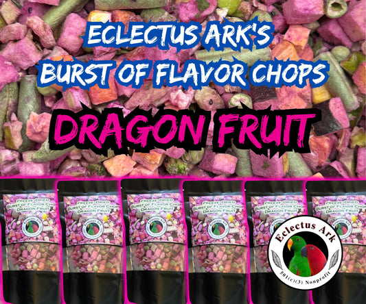 Picture of package label for Burst of Flavor Chops - Flavor - Dragon Fruit