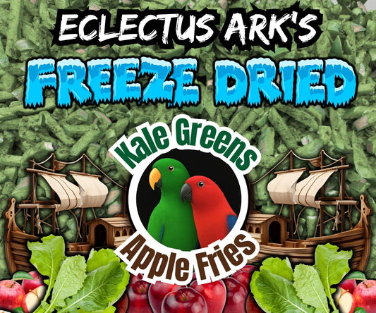 Freeze Dried Siberian Kale Apple Fries
