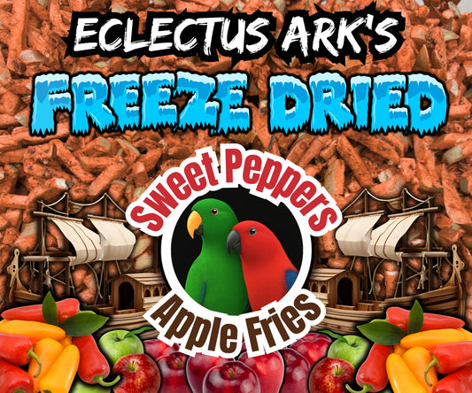 Freeze Dried Sweet Peppers Apple Fries