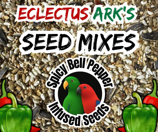Spicy Bell Pepper Infused Seed Mix