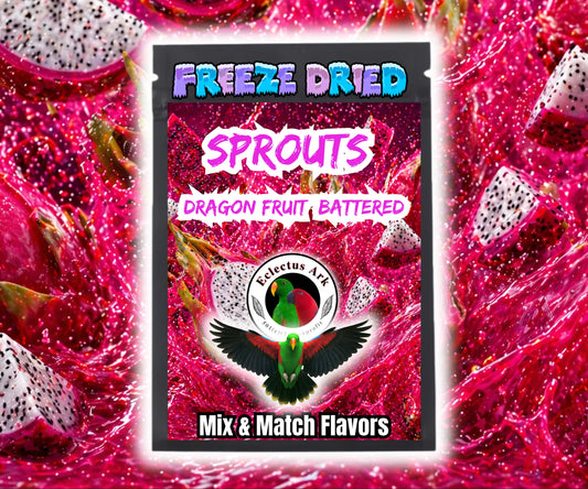 Freeze Dried Sprouts - Dragon Fruit Battered