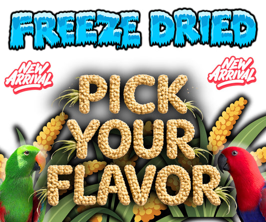 Freeze Dried Millet Spray Pieces