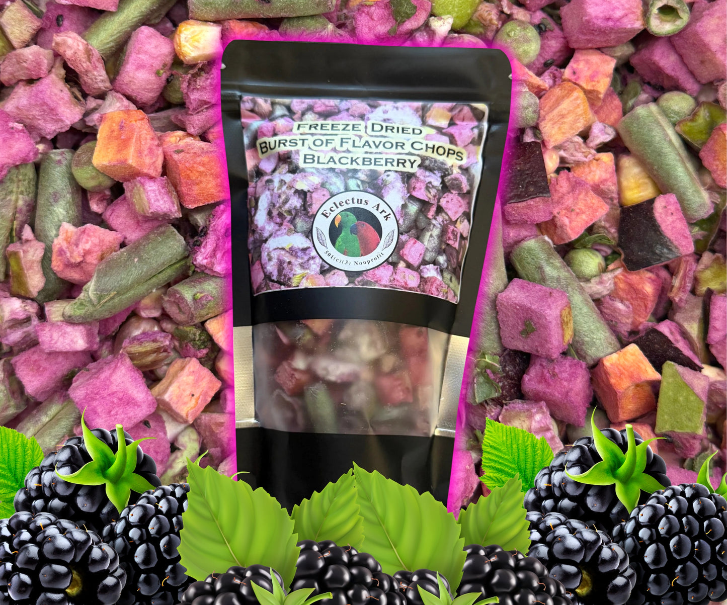 Burst of Flavor Freeze Dried Chop - Blackberry Battered