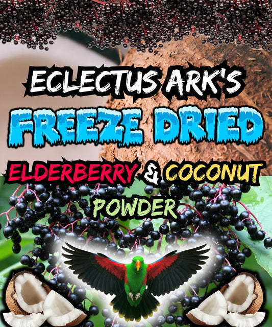 Eclectus Ark's Seasoning Cabinet - Elderberry & Coconut