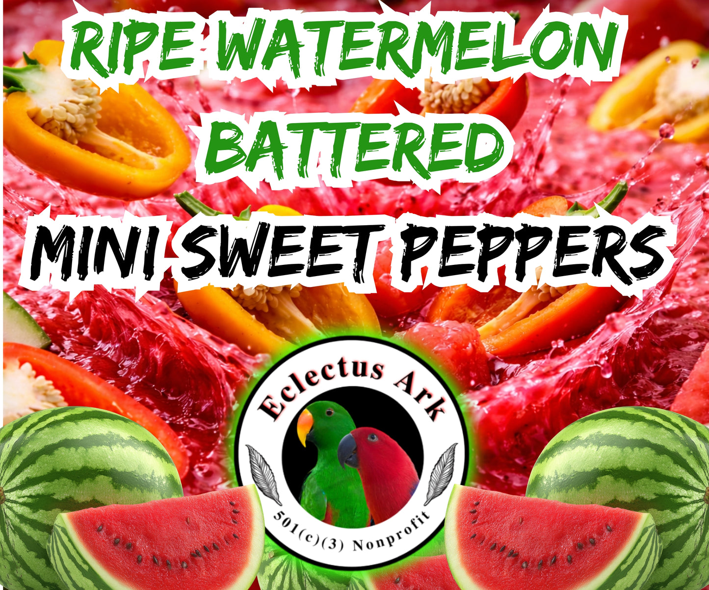 Freeze Dried Sweet Pepper Halves - Pick Your Flavor(s)