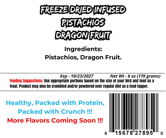 Freeze Dried Pistachios -Dragon Fruit Battered Pistachios