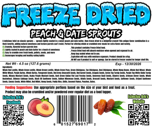 Freeze Dried Sprouts - Peach & Date Battered