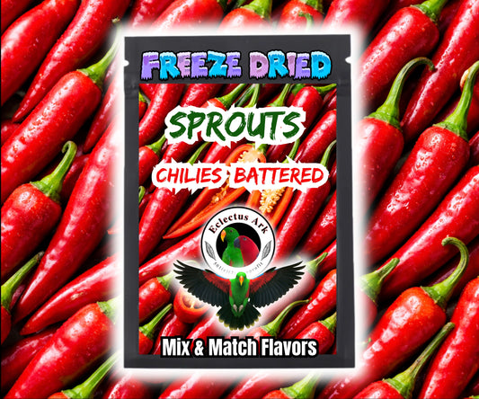 Freeze Dried Sprouts - Chili Pepper Seasoned