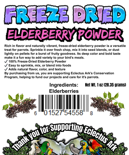Freeze Dried Elderberry Powder