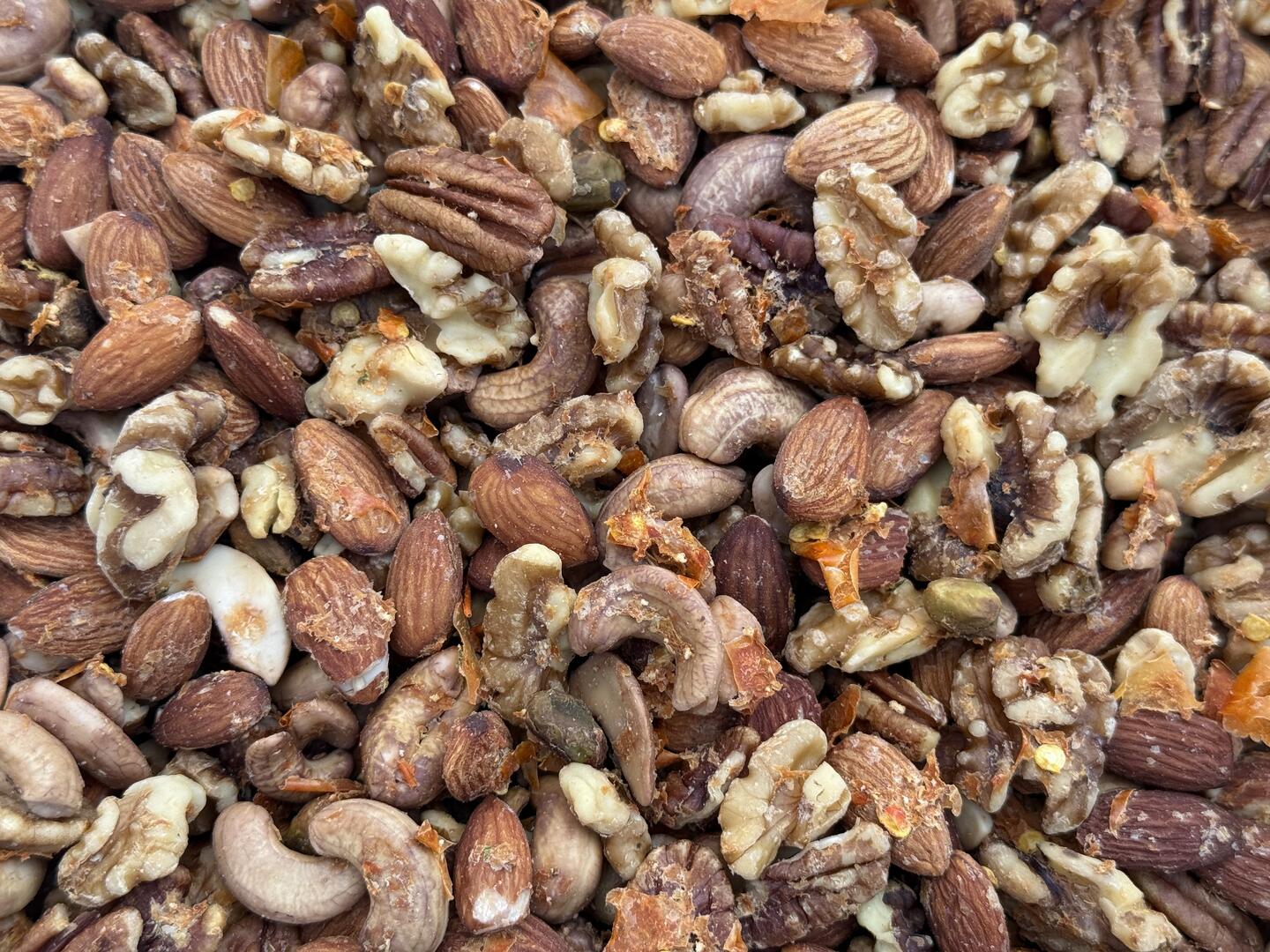 Red Bell Pepper Infused Whole Mixed Nuts