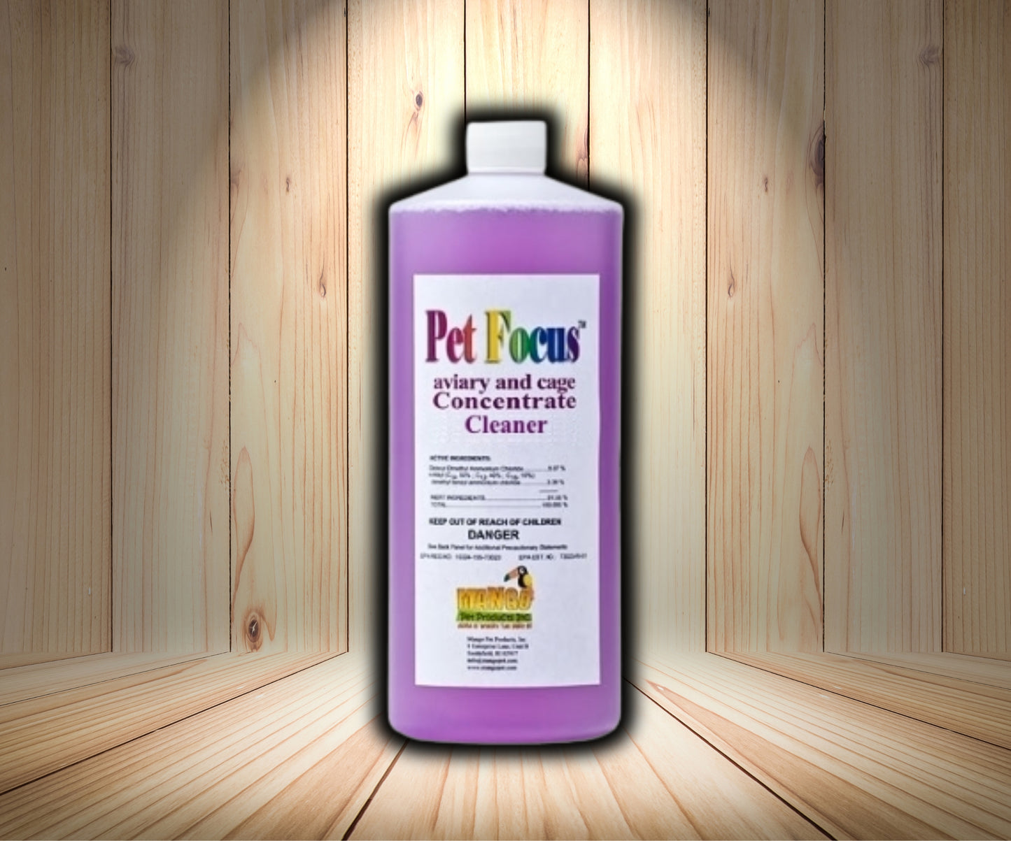 Mango Pet Focus Aviary and Cage Cleaner Concentrate