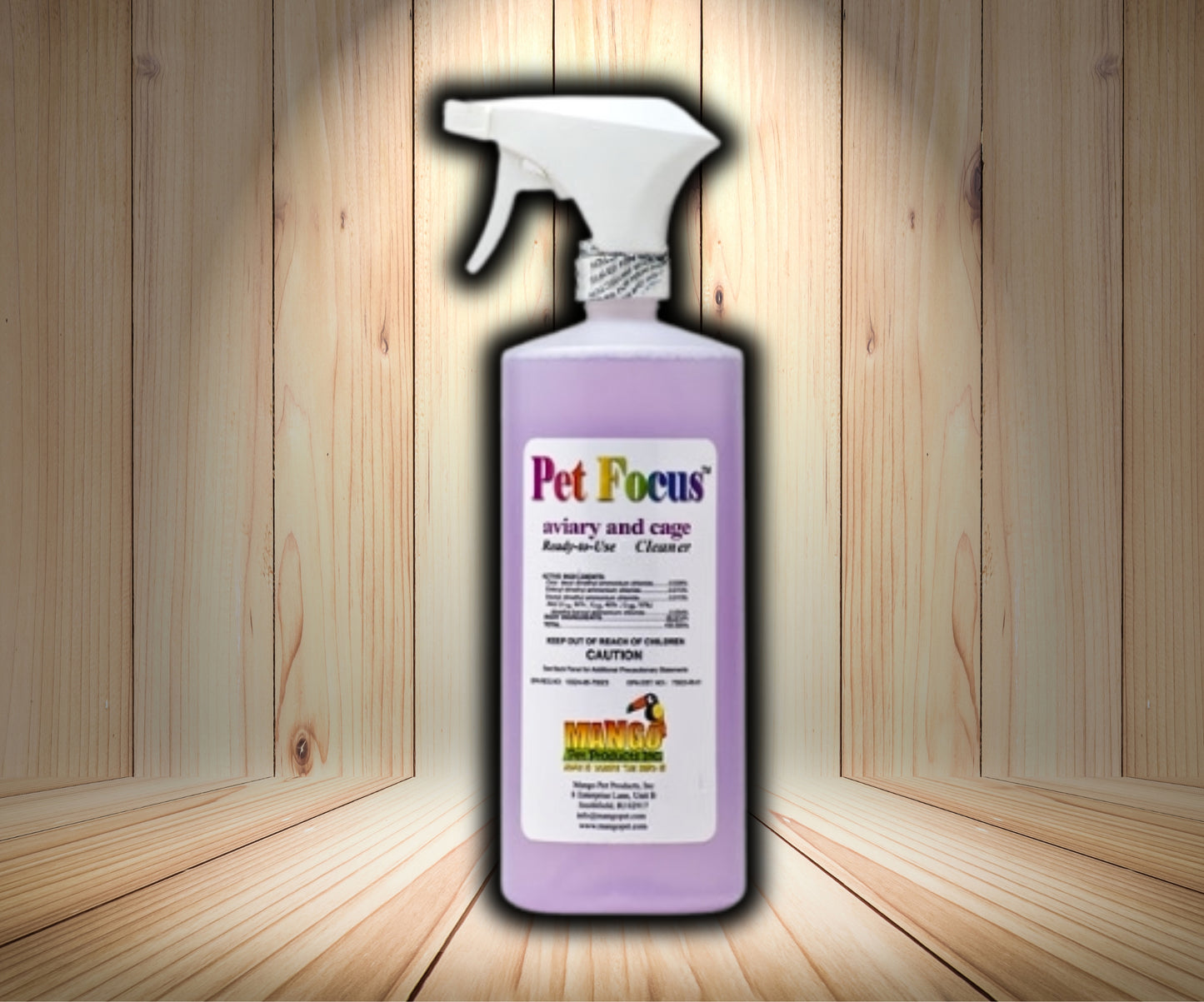 Mango Pet Focus Aviary and Cage Cleaner Ready-to-Use
