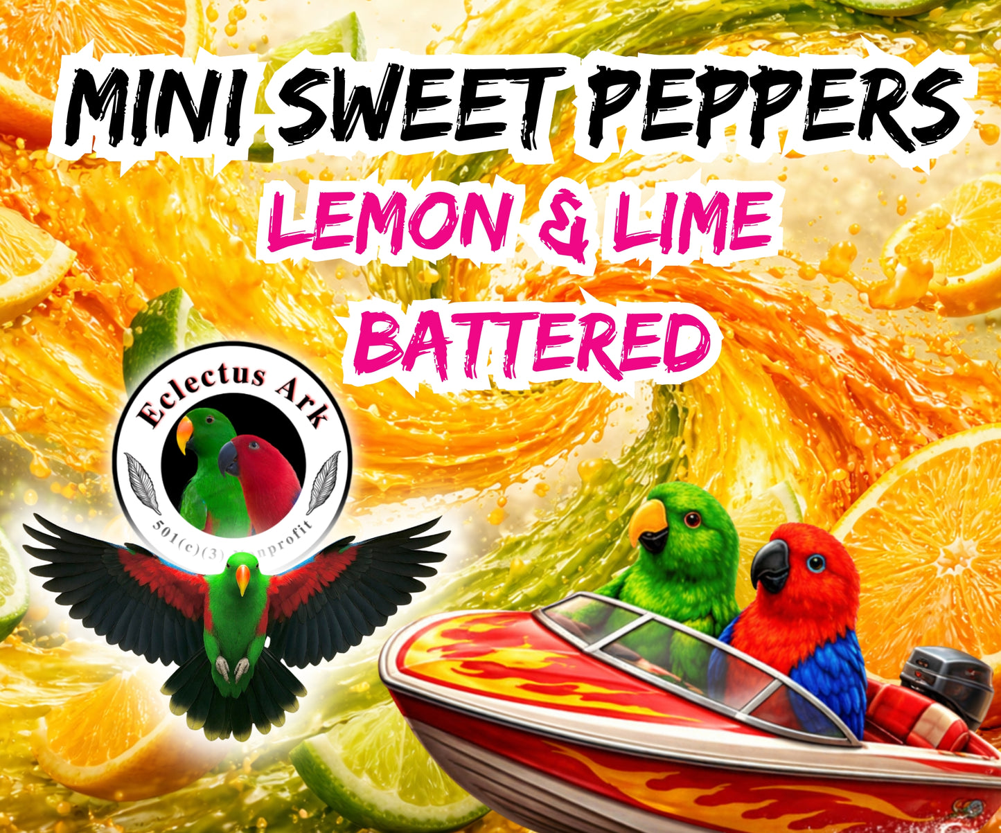 Freeze Dried Sweet Pepper Halves - Pick Your Flavor(s)