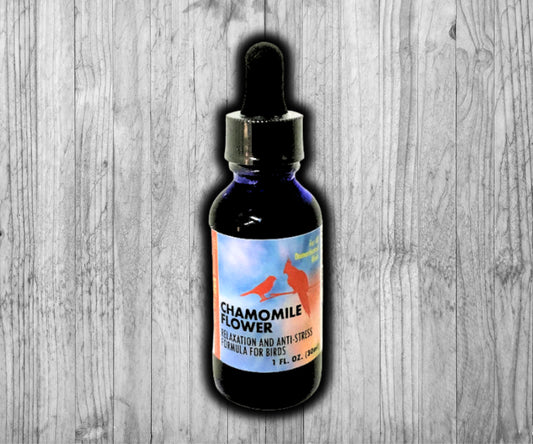 Morning Bird Chamomile Flower Herbal Supplement – organic, alcohol-free herbal extract for birds