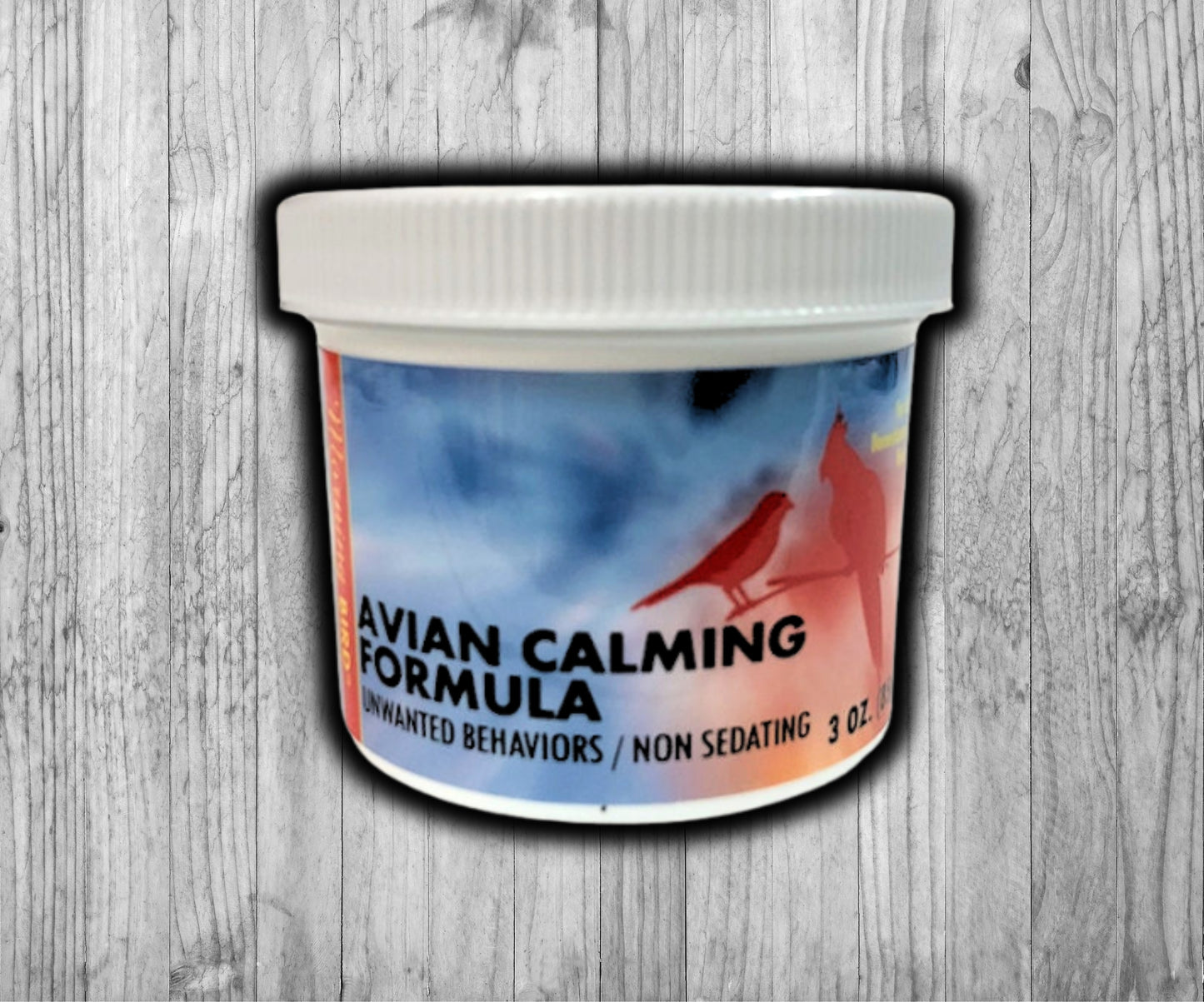 Morning Bird Mood Food Avian Calming Formula – powder supplement with L-Theanine and B-Vitamins to reduce stress and feather picking in birds