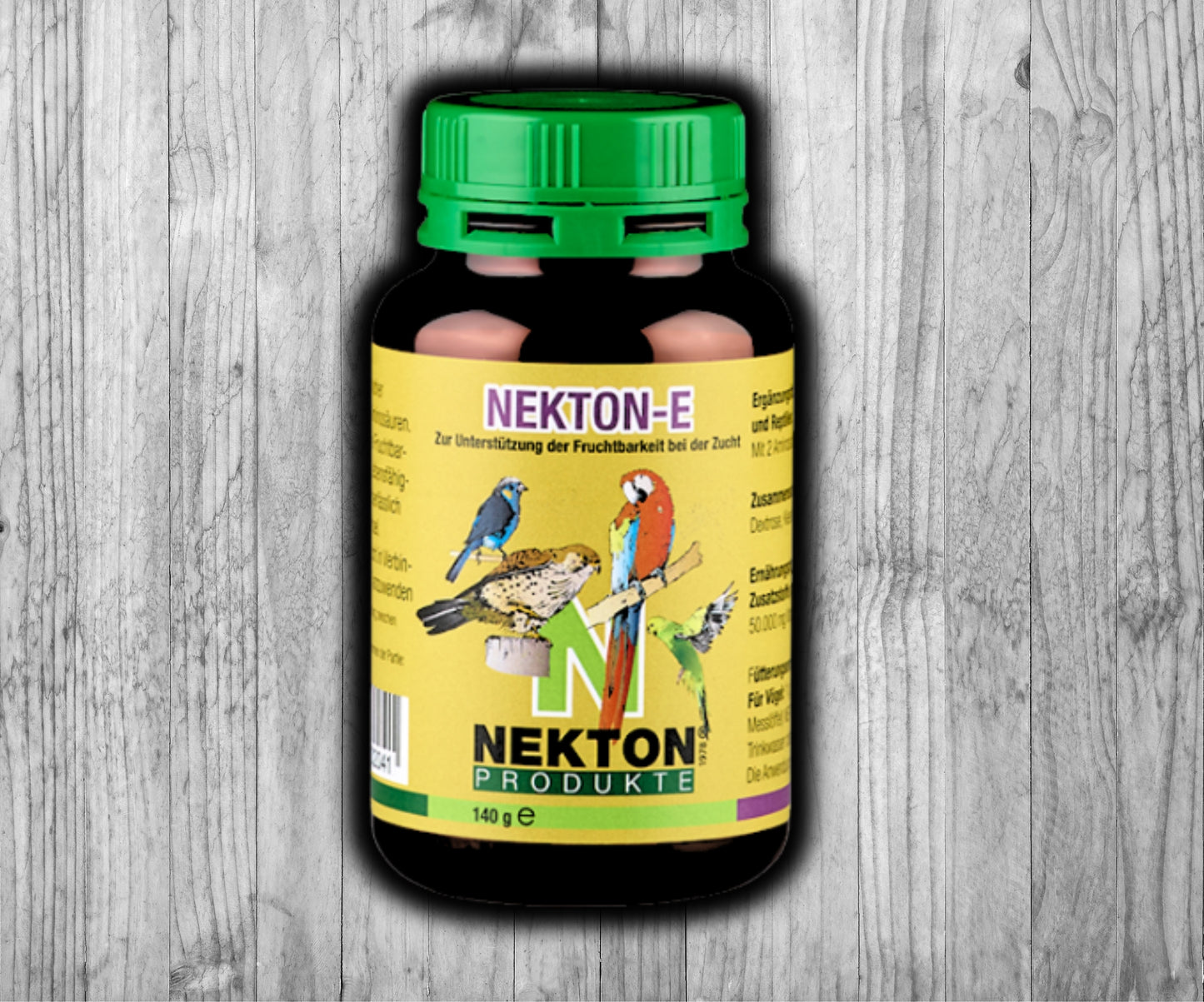 Nekton-E Bird Vitamin bottle with alpha-tocopherol acetate for breeding support in birds and reptiles