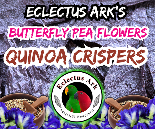 Dehydrated Quinoa Crispers - Butterfly Pea Flower