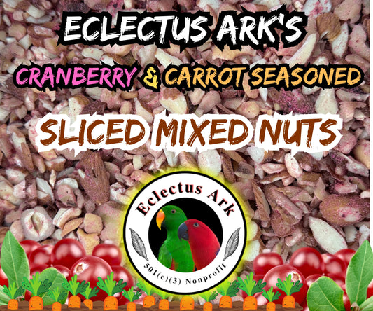 Cranberry & Carrot Seasoned Sliced Mixed Nuts
