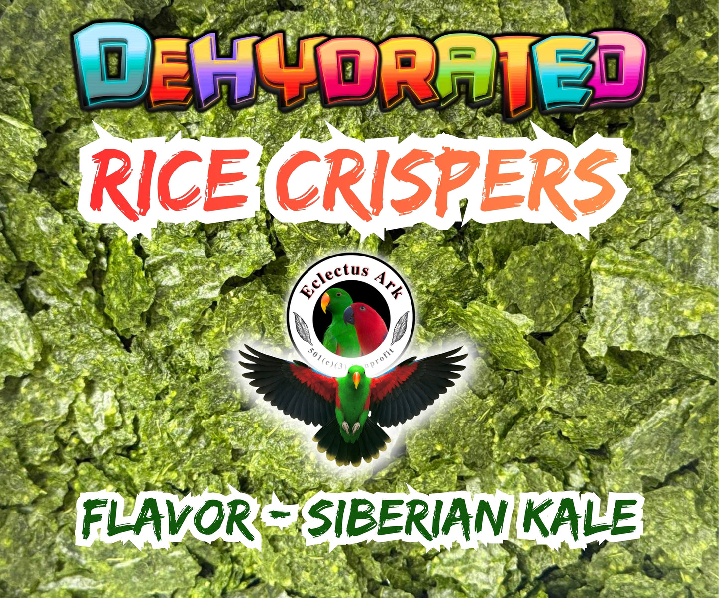 Dehydrated Rice Crispers - Siberian Kale
