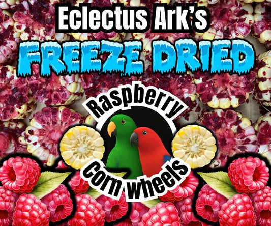 Freeze Dried Raspberry Corn Wheels