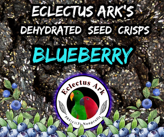 Dehydrated Blueberry Seed Crackers 6 oz