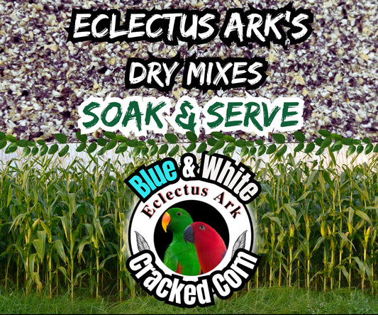 Soak & Serve - Blue & White Cracked Corn
