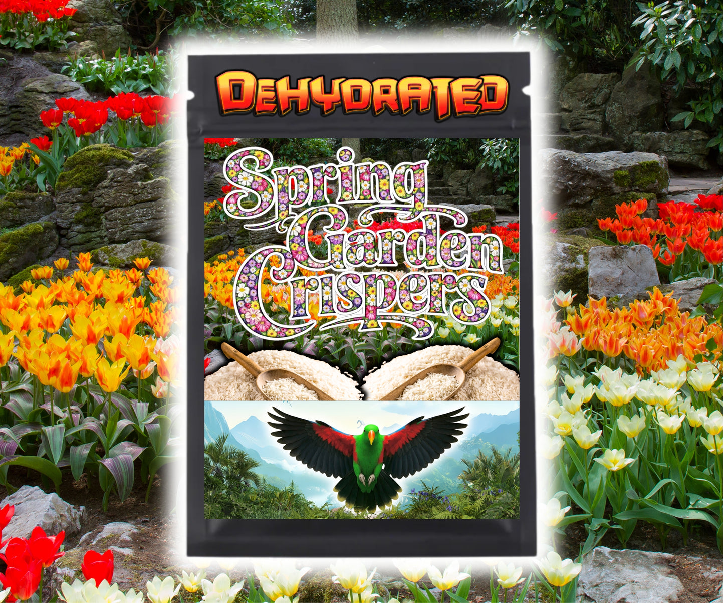 Dehydrated Rice Crispers - Spring Garden