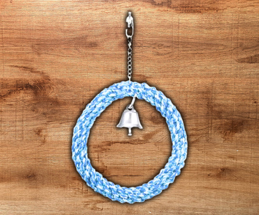 Penn-Plax Braided Rope Swing/Medium - Blue